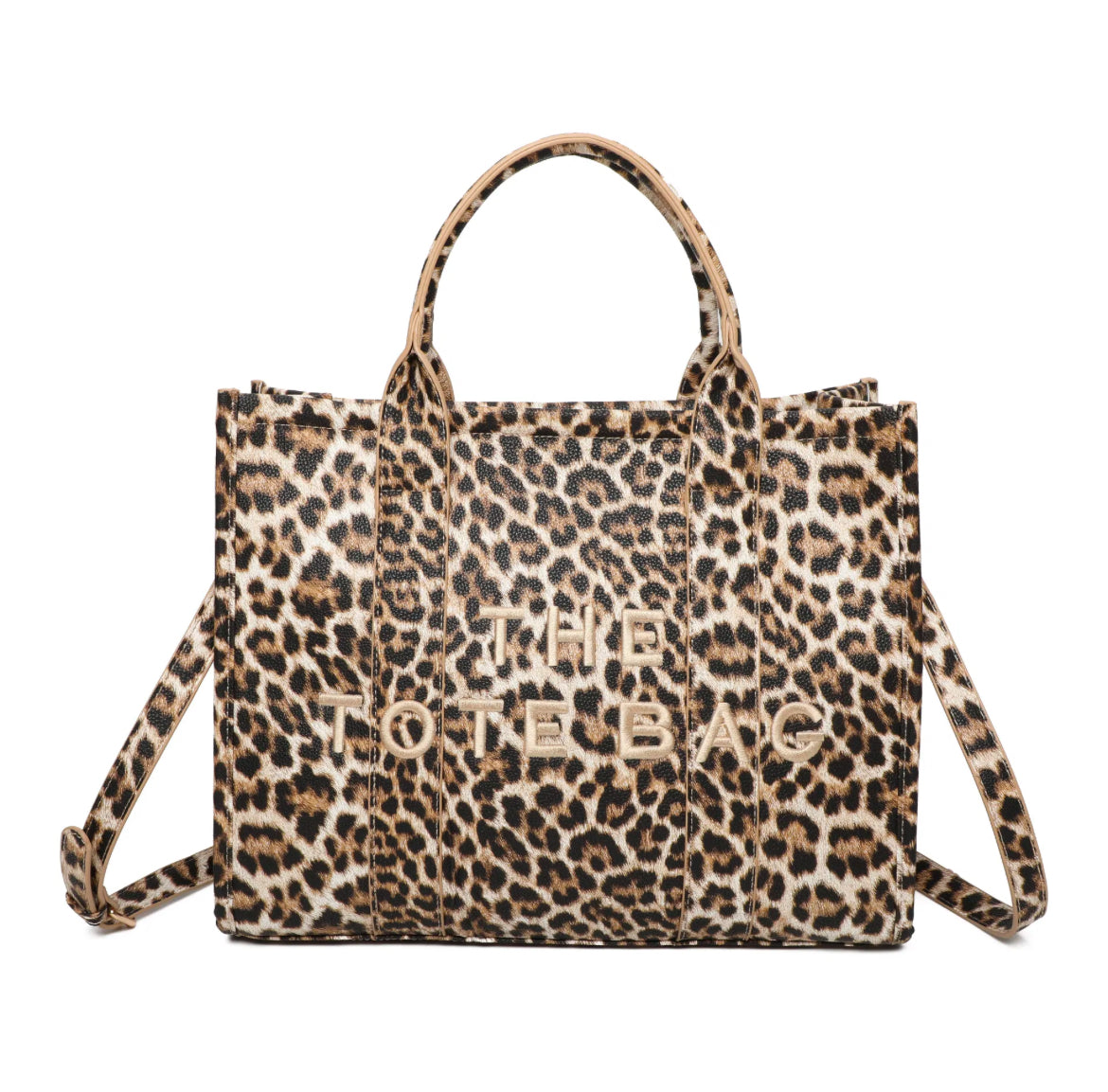 JM1595 Leopard Tote Bag