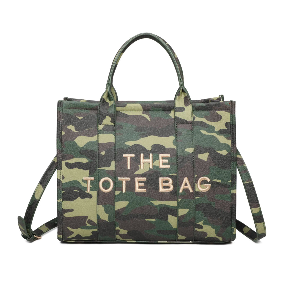 JM1595 Camo Tote Bag